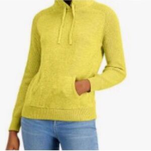 Women's Yellow Hoodie Sweater